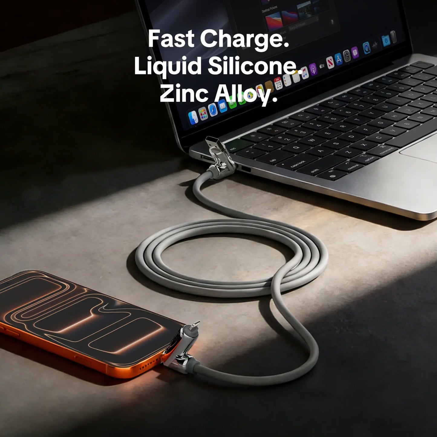 🔥 Buy 1 Get 1 Free | 4-in-1 240W Fast Charging Cable for iPhone, Samsung & USB-C Devices