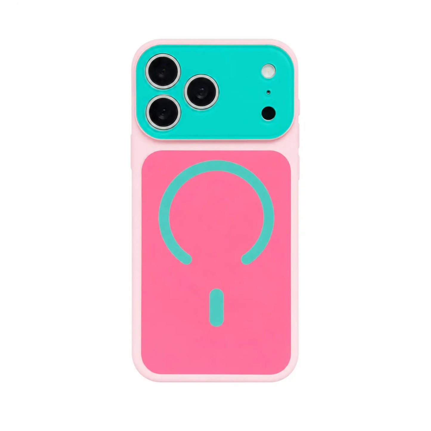 50K+ SOLD! 🌈 Dopamine Color Block Magnetic Phone Case | Ultra-Slim Matte PC Cover for iPhone 17 Pro Max