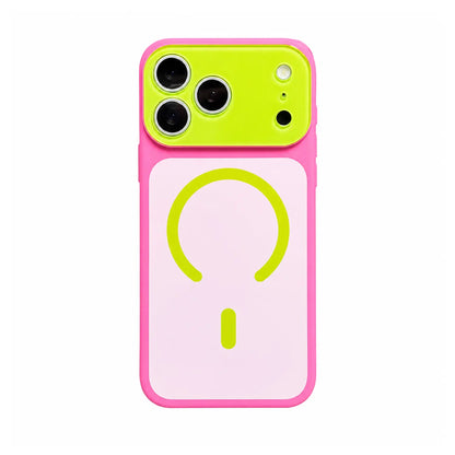 50K+ SOLD! 🌈 Dopamine Color Block Magnetic Phone Case | Ultra-Slim Matte PC Cover for iPhone 17 Pro Max