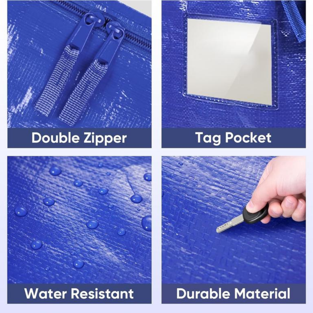 MoveVault Bags Foldable Storage Bag with Reinforced Handles