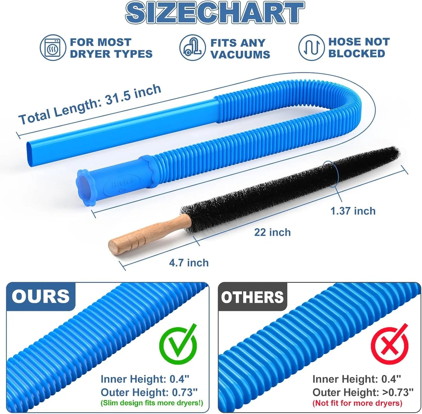 50% OFF!!Dryer Vent Cleaning Attachment