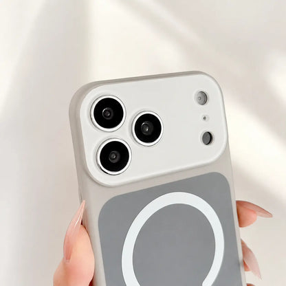 50K+ SOLD! 🌈 Dopamine Color Block Magnetic Phone Case | Ultra-Slim Matte PC Cover for iPhone 17 Pro Max