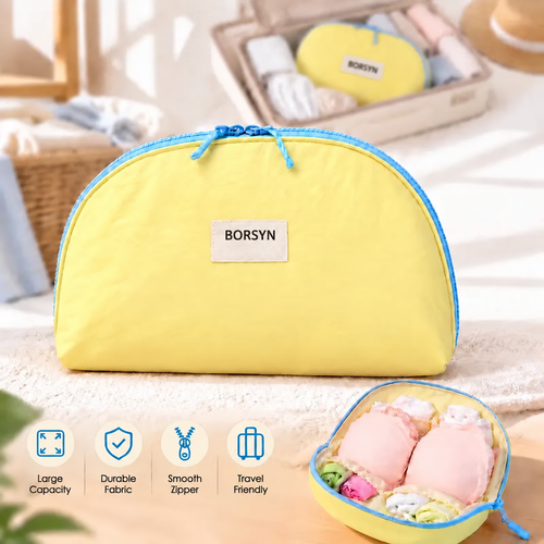 ✨ 3-in-1 Travel Underwear Storage Bag – Keep Bras, Panties & Socks Neatly Organized Anywhere