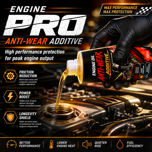 🚗⚙️ Anti-Wear Engine Oil Additive | Friction Reduction & Engine Protection 🔥🛡️