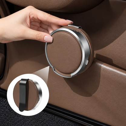 Universal Foldable Car Cup Holder with Hook, Space-Saving Vehicle Drink Holder for Bottles, Coffee Cups & Tumblers, Car Interior Storage Organizer