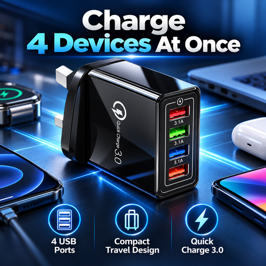 The Charger Big Tech Hates | 4-Port Quick Charge 3.0 + AI Performance Boost
