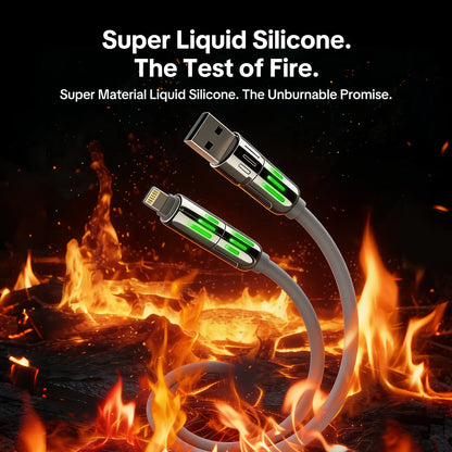 🔥 Buy 1 Get 1 Free |  4-in-1 240W Fast Charging Cable for iPhone, Samsung & USB-C Devices
