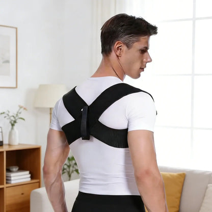 Elastic Posture Support for Men & Women – Lightweight Shoulder & Upper Back Support