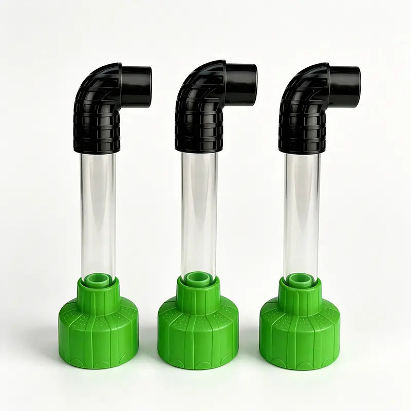 AC Drain Line Cleaner Adapter Evacuates & Unclog AC Drain Line - HVAC to PVC AC Drain Line Cleaner Tool - Universal Fit AC Drain Line Unclogger - AC Drain Line Cleaning Tool - Clear Visibility