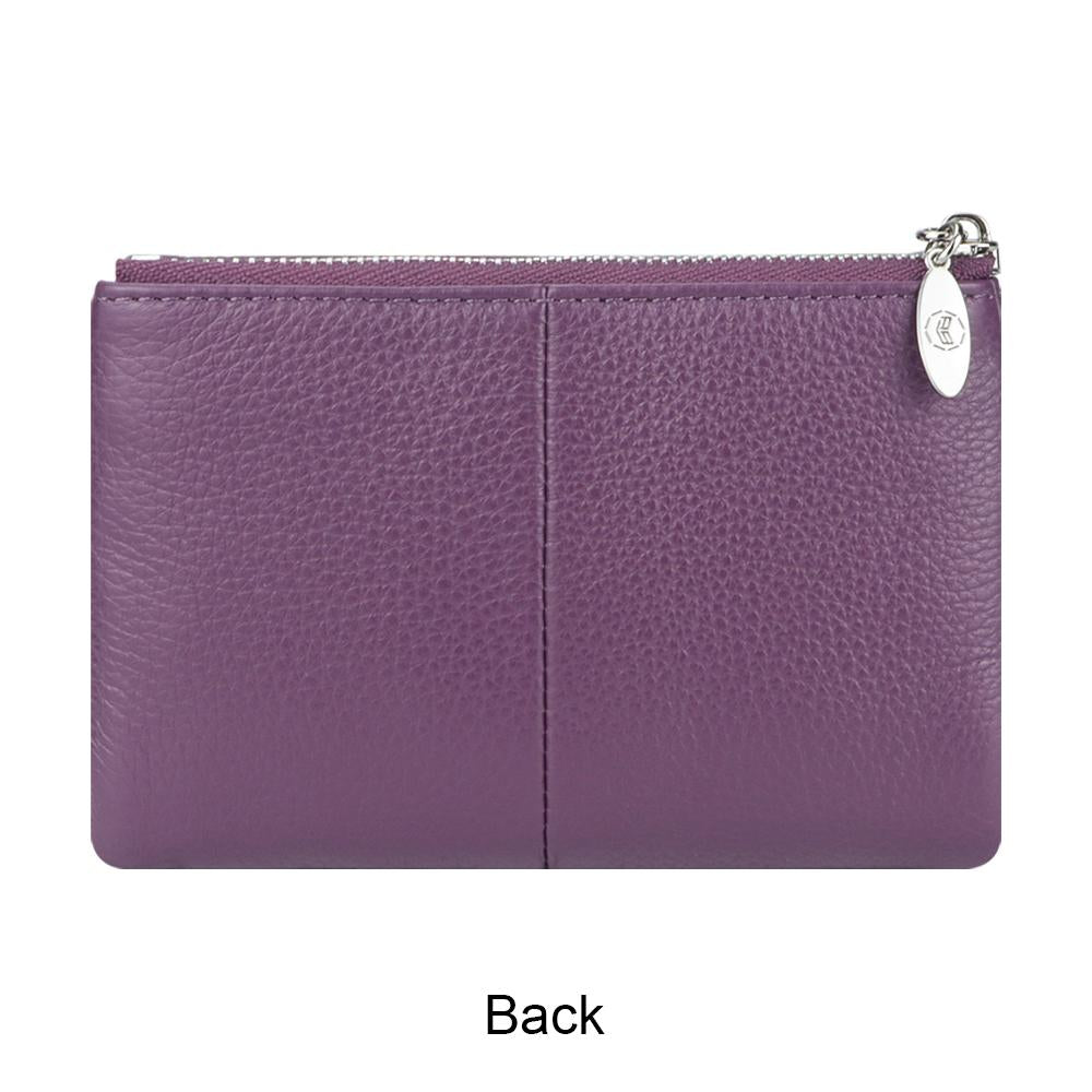 🛡️ RFID Blocking Genuine Leather Women's Wallet Wallet with 11 Card Slots