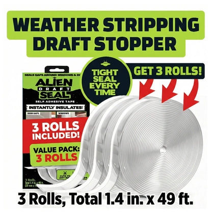 ❄️ Stop Cold Drafts & Save Energy All Year Long
