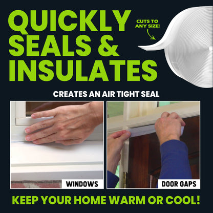 ❄️ Stop Cold Drafts & Save Energy All Year Long