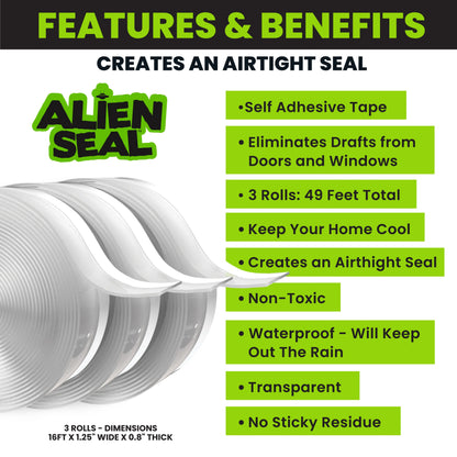 ❄️ Stop Cold Drafts & Save Energy All Year Long