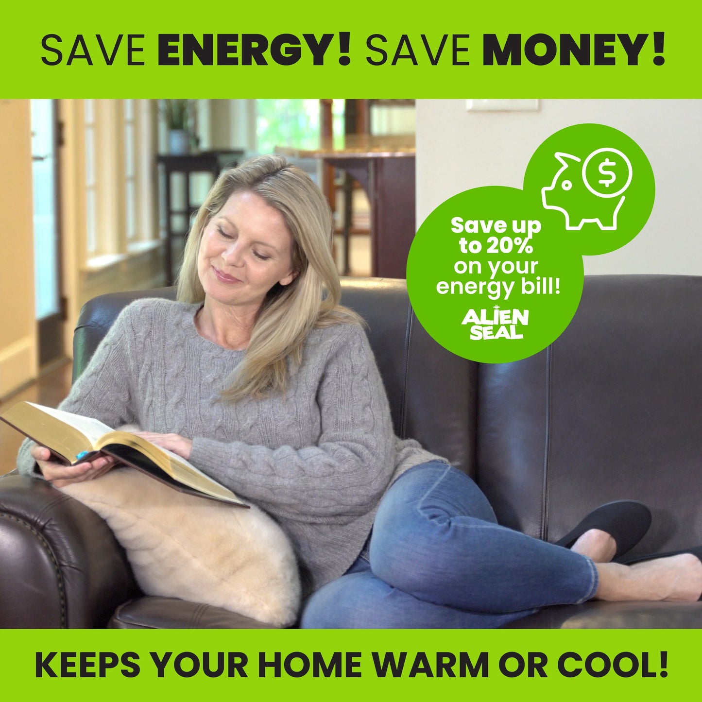 ❄️ Stop Cold Drafts & Save Energy All Year Long