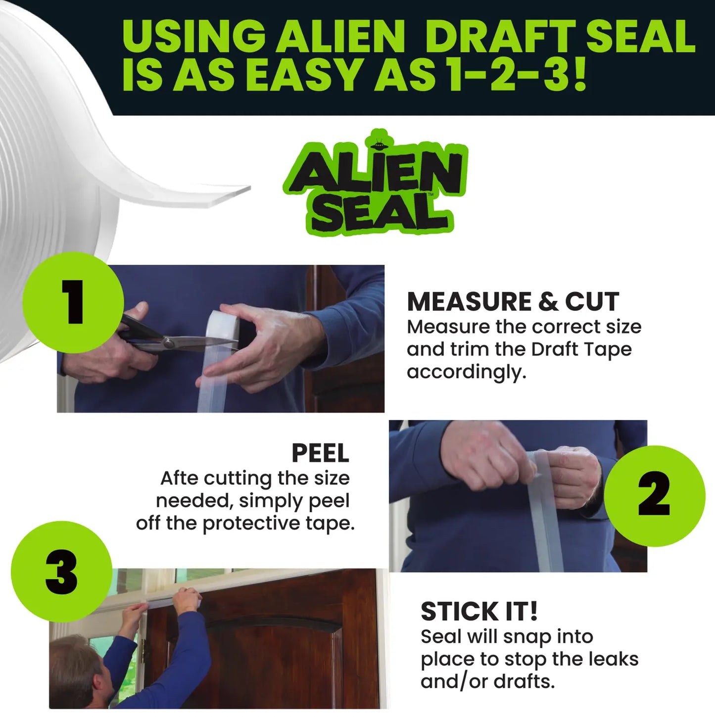 ❄️ Stop Cold Drafts & Save Energy All Year Long