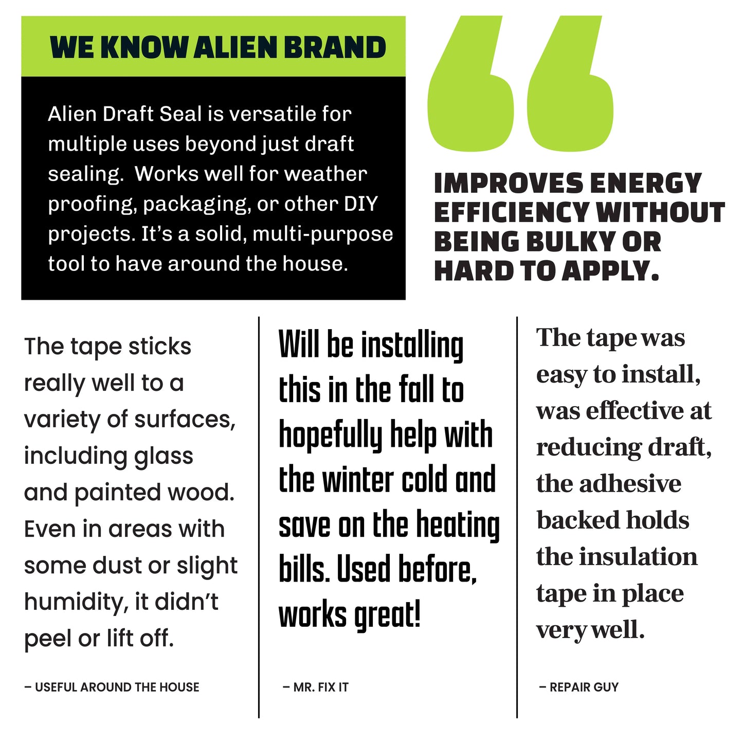 ❄️ Stop Cold Drafts & Save Energy All Year Long
