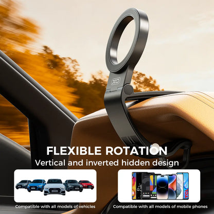 Magnetic Car Phone Mount,  Hands Free Cell Phone Holder Clip Car Accessories fit iPhone 17 16 15 14 13 12 Pro Plus Max 95° Adjustable Car Phone Holder for Magsafe Phone Holders