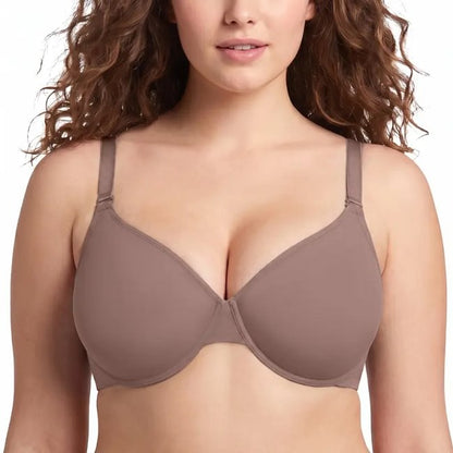 Air Light Breathable Sheer Mesh Halter Bra Plus Size Summer Unlined Full Coverage Bra Underwire Support Non Padded Bra Lightweight Convertible Multiway 5-Way Wear Front Adjustable Detachable Straps Comfort Everyday Womenswear
