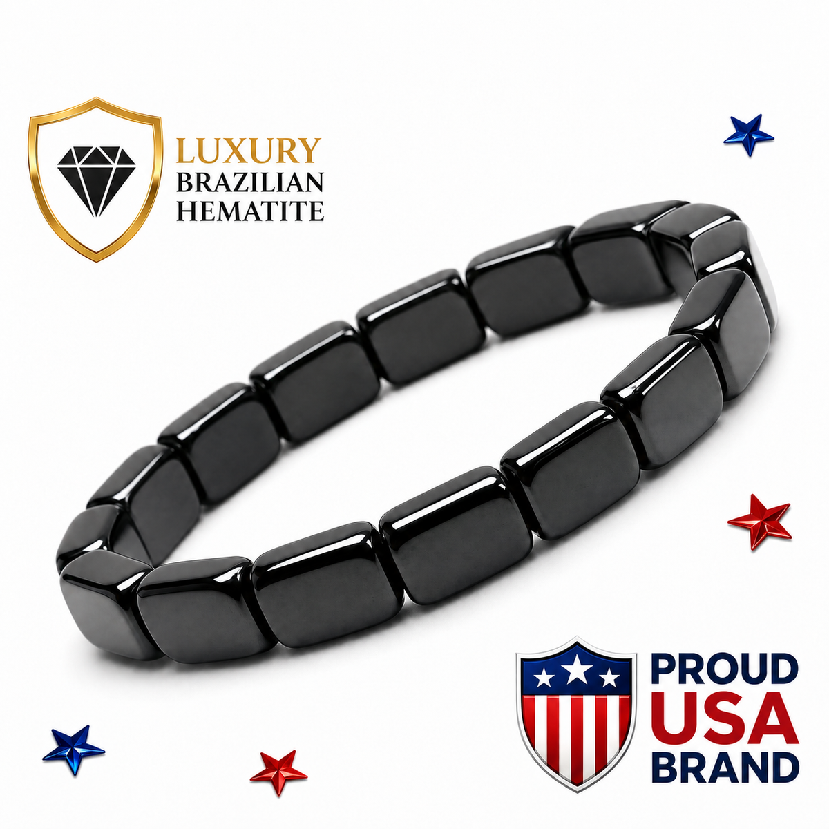 BORSYN®HEMATITE BRACELET