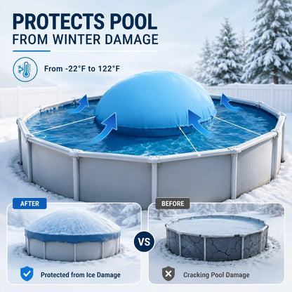 💧 Winter 50% OFF - Heavy‑Duty PVC Winter Pool Pillow for Above‑Ground Pools