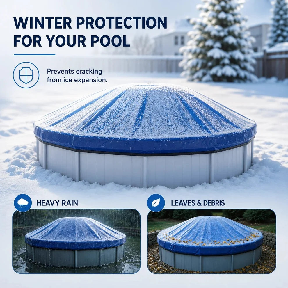 💧 Winter 50% OFF - Heavy‑Duty PVC Winter Pool Pillow for Above‑Ground Pools