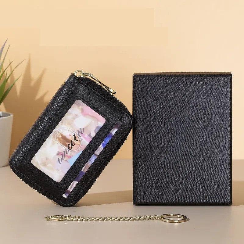 Classy RFID Genuine Leather Cardholder