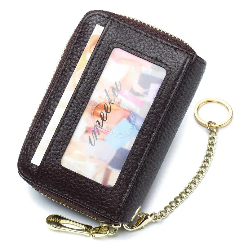 Classy RFID Genuine Leather Cardholder