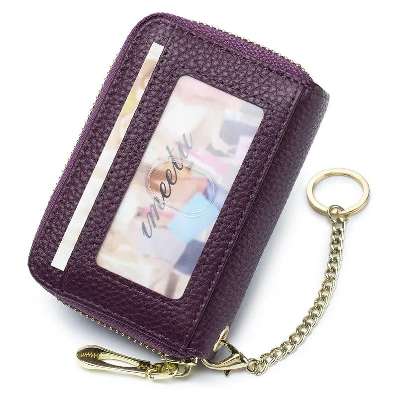 Classy RFID Genuine Leather Cardholder
