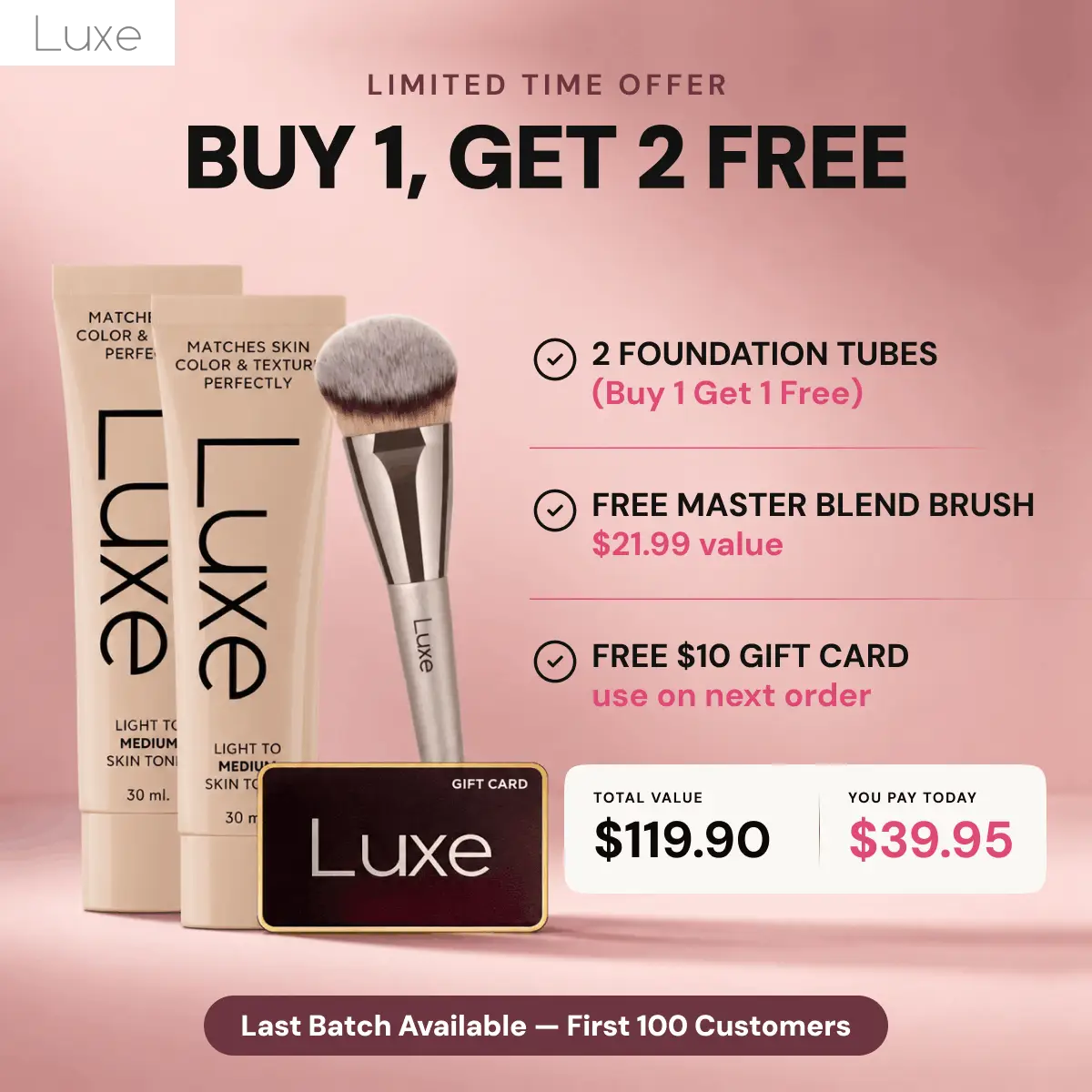 Luxe - Color Changing Foundation