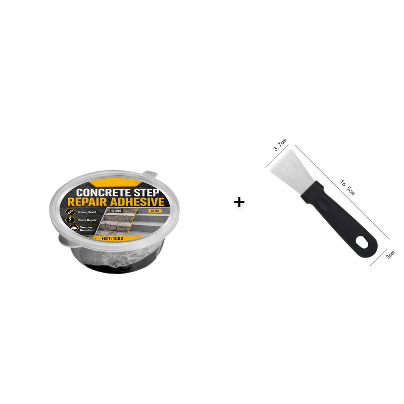 💞50K+ SOLD!🧰🛠️ Concrete Step Repair Adhesive-Strong, Fast, and Looks Like New!