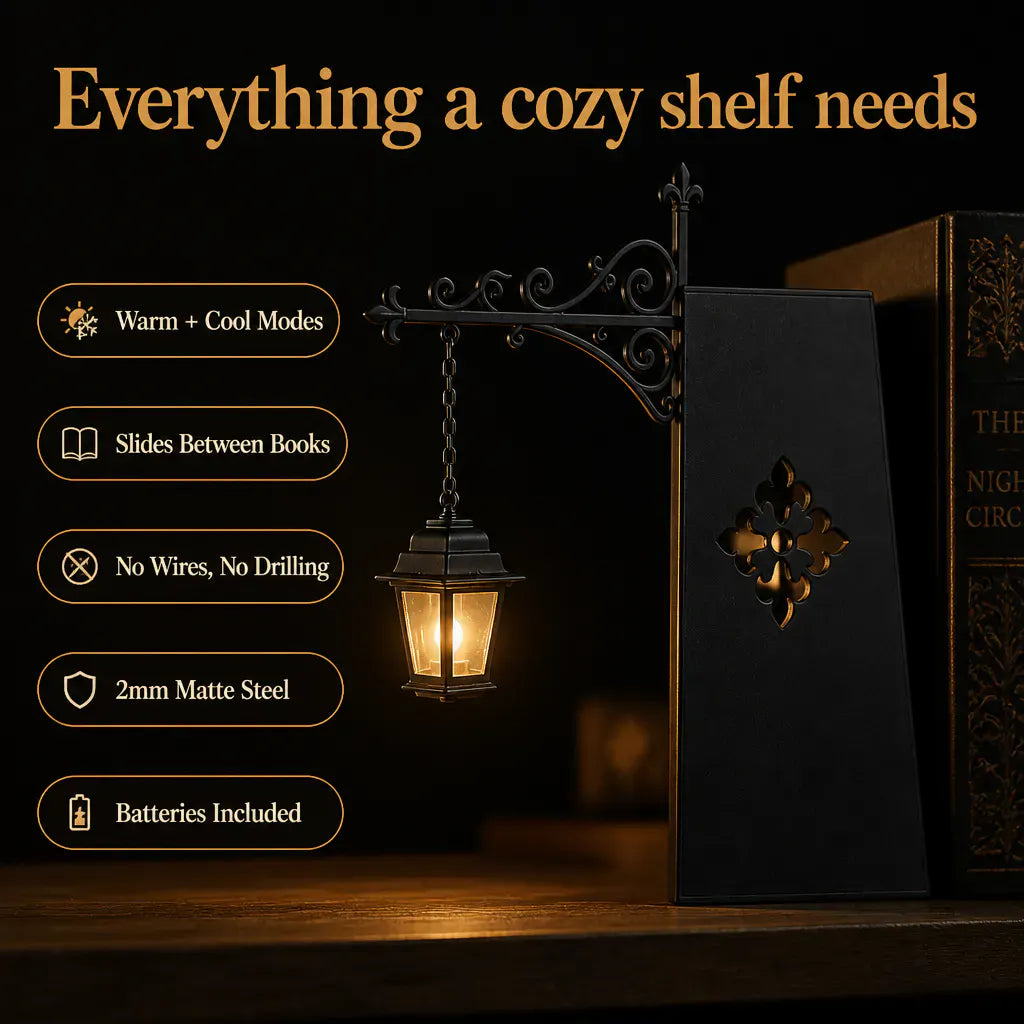 BookGlow - Mini Library Lantern