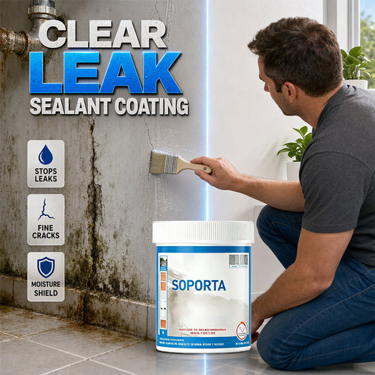 Multi‑Surface Waterproof Repair Sealant – Clear Leak Sealant Coating, Invisible Anti‑Leak Protective Coating for Cracks Walls Roof Pipes