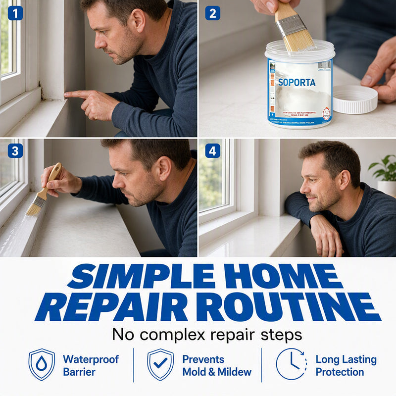 Multi‑Surface Waterproof Repair Sealant – Clear Leak Sealant Coating, Invisible Anti‑Leak Protective Coating for Cracks Walls Roof Pipes