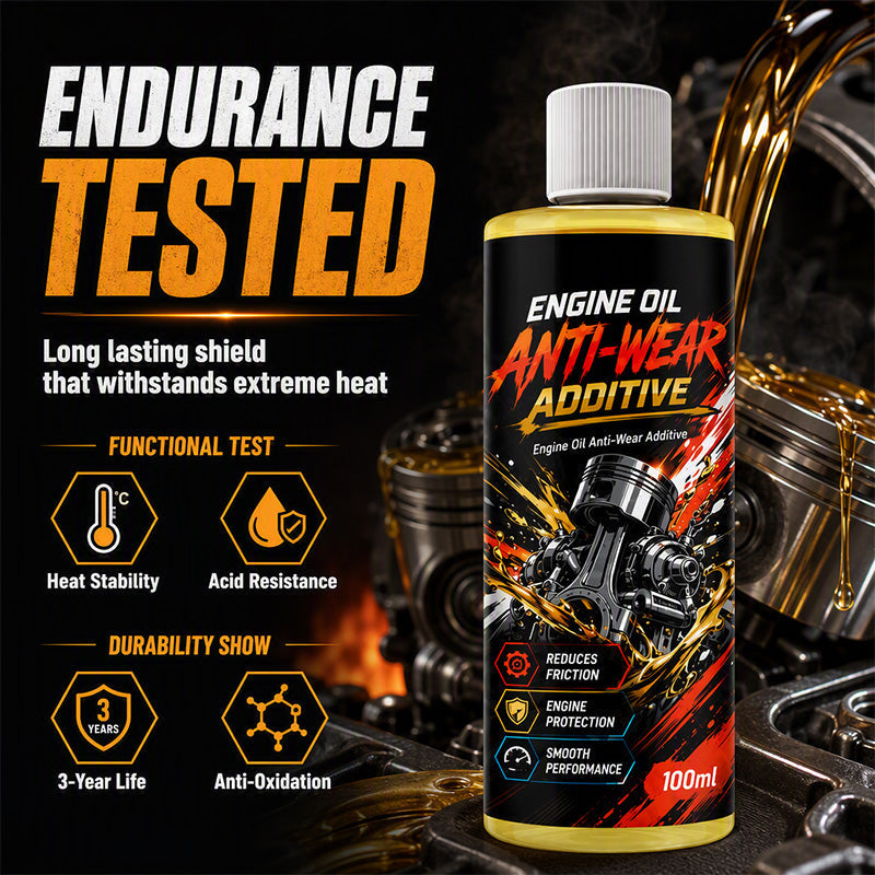 🚗⚙️ Anti-Wear Engine Oil Additive | Friction Reduction & Engine Protection 🔥🛡️