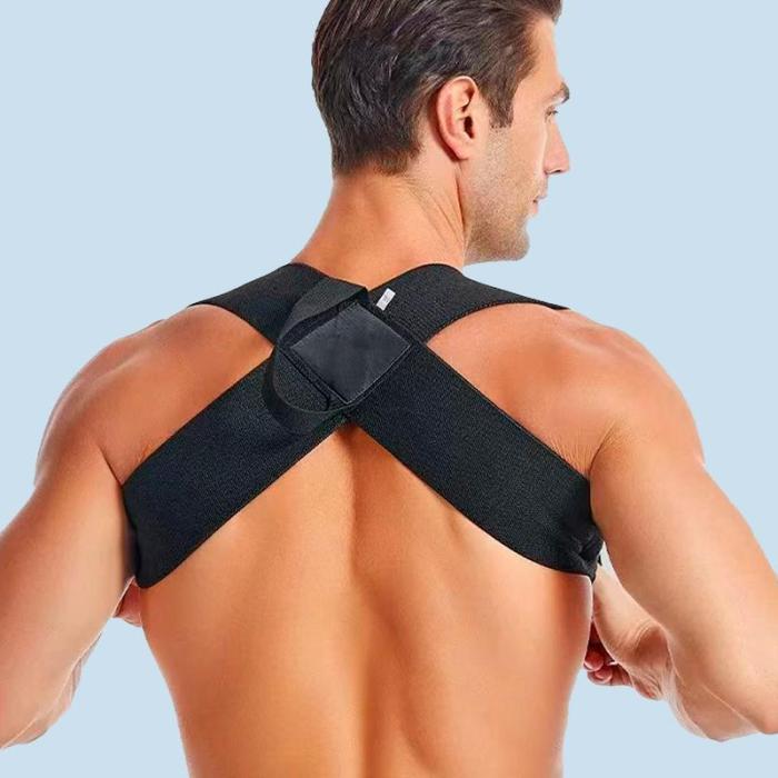 Elastic Posture Support for Men & Women – Lightweight Shoulder & Upper Back Support