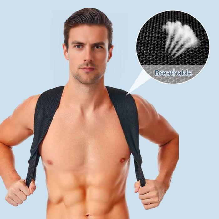 Elastic Posture Support for Men & Women – Lightweight Shoulder & Upper Back Support